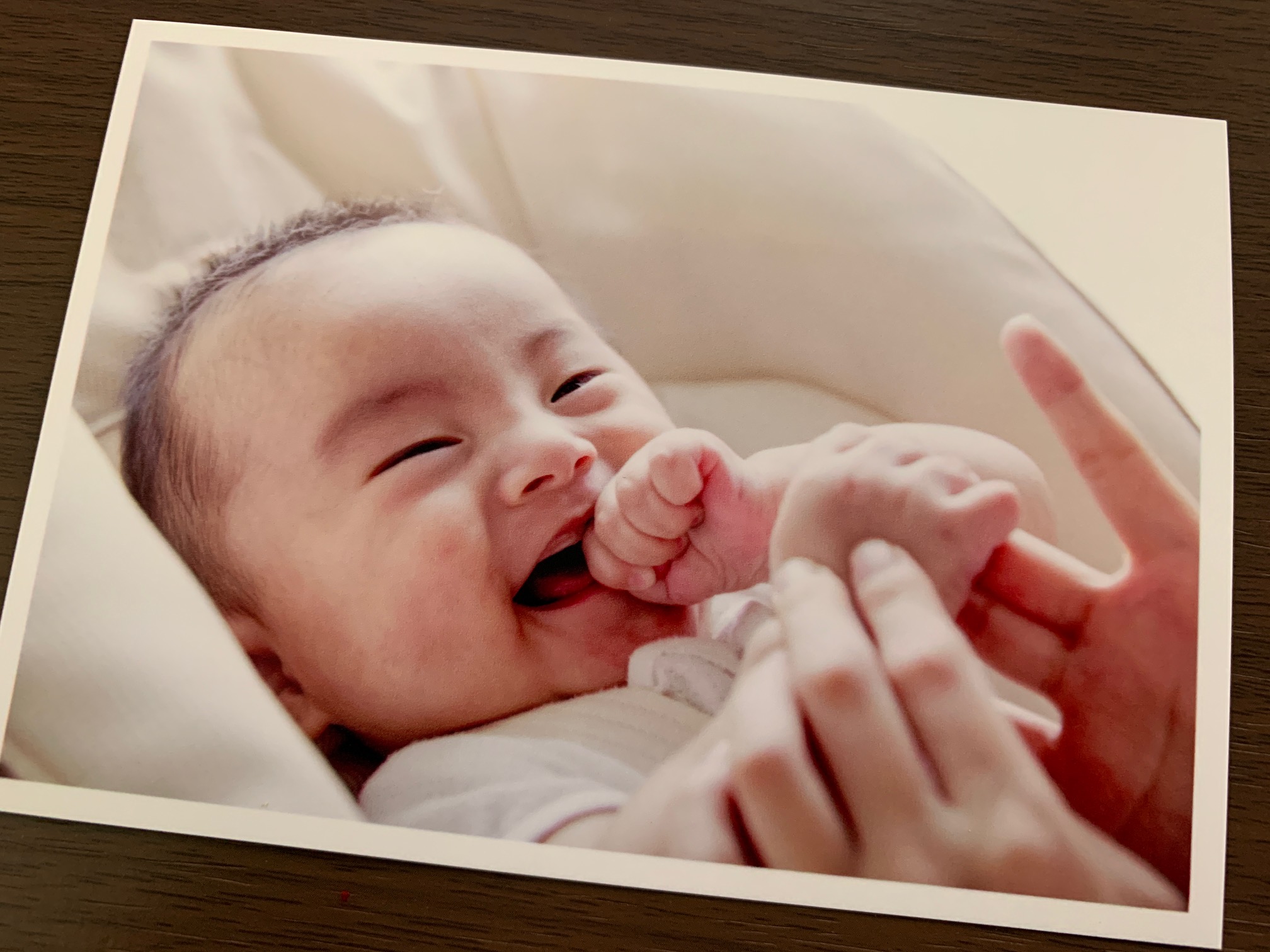 台形に歪んだ写真